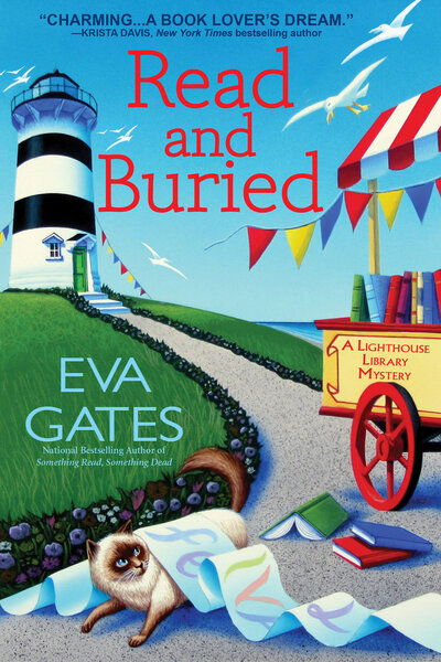 Cover for Eva Gates · Read and Buried: A Lighthouse Library Mystery - A Lighthouse Library Mystery (Hardcover Book) (2019)