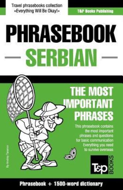 Cover for Andrey Taranov · English-Serbian phrasebook and 1500-word dictionary (Paperback Book) (2015)