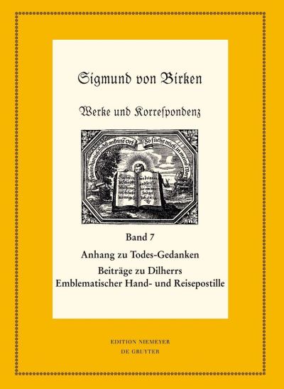 Cover for Johann Anselm Steiger · Anhang Zu Todes-Gedanken Und Todten-Andenken (Hardcover Book) (2012)