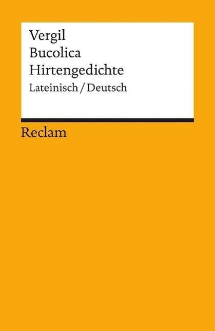Cover for Vergil · Reclam UB 18133 Vergil.Hirtengedichte (Bok)