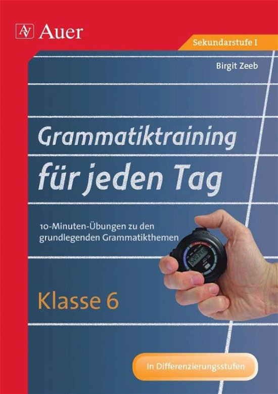 Cover for Zeeb · Grammatiktraining f.jeden Tag,Kl.6 (Buch)