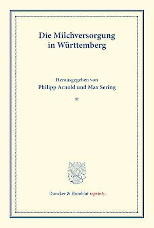Cover for Otto Trudinger · Die Milchversorgung in Wurttemberg (Paperback Book) (2014)