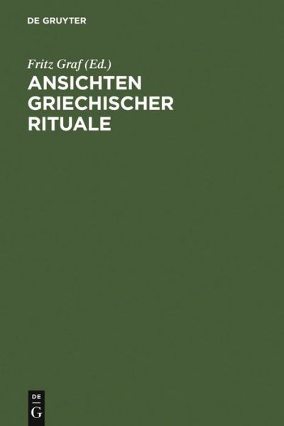 Cover for Gerhard Baudy · Ansichten griechischer Rituale (Book) (1998)
