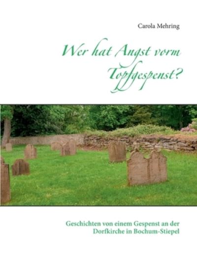 Cover for Carola Mehring · Wer hat Angst vorm Topfgespenst?: Geschichten von einem Gespenst an der Dorfkirche in Bochum-Stiepel (Paperback Book) (2021)