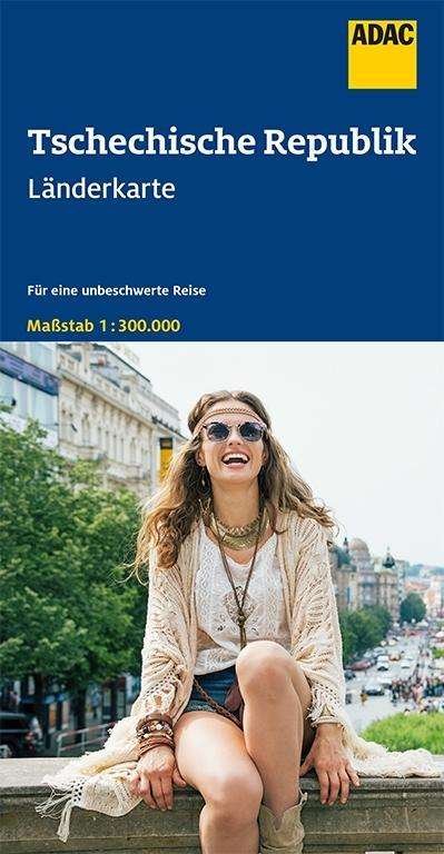Cover for Mair-Dumont · ADAC LänderKarte: Tschechische Republik - Czech Republic (Hardcover Book) (2020)