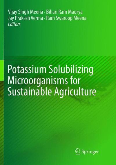 Cover for Potassium Solubilizing Microorganisms for Sustainable Agriculture (Paperback Book) [Softcover reprint of the original 1st ed. 2016 edition] (2018)