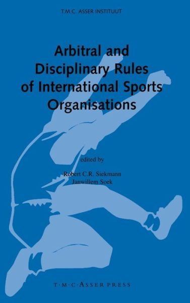 Cover for Soek · Arbitral and Disciplinary Rules of International Sports Organisations (Gebundenes Buch) (2001)