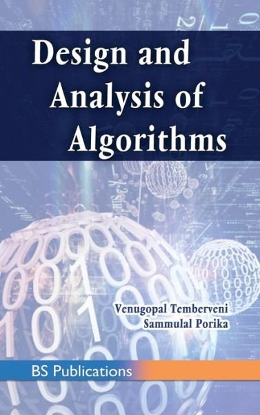 Cover for Venugopal Temberveni · Design and Analysis of Algorithms (Hardcover Book) [St edition] (2017)