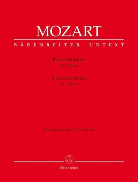 Cover for Mozart · Konzertarien für Tenor (Book)