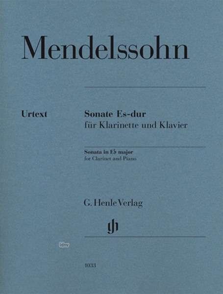 Cover for Mendelssohn · Sonate f.Klar. / Kl.Es.HN1033 (Bok)
