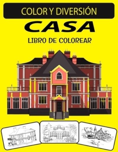 Cover for Block Rose Press House · Casa Libro de Colorear (Paperback Book) (2020)