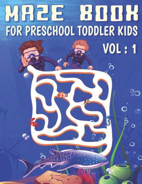 Cover for Fc Design · Maze Book For Preschool Toddler Kids (Paperback Bog) (2020)