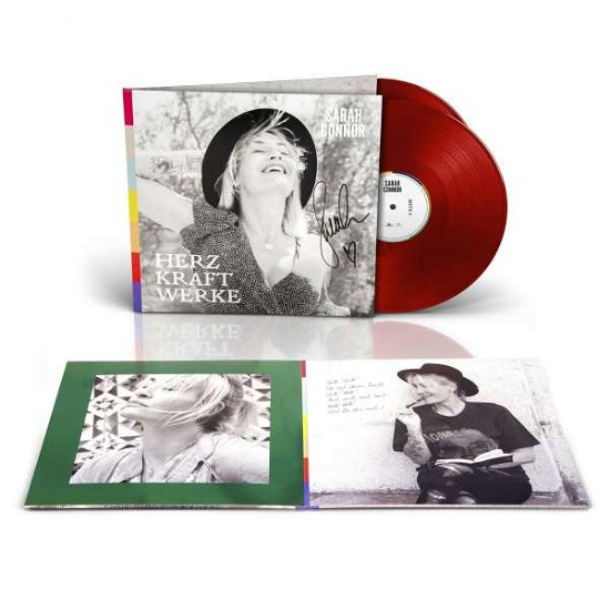 Cover for Sarah Connor · Herz Kraft Werke (Ltd.rote Signierte Vinyl) (LP) (2019)