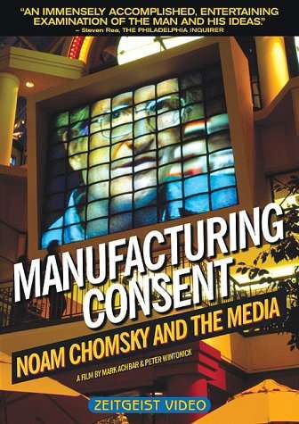 Cover for Manufacturing Consent: Noam Chomsky &amp; Media (DVD) (2002)