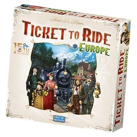 Ticket to Ride: Europe 15th Anniversary Edition -  - Brætspil -  - 0824968209332 - 