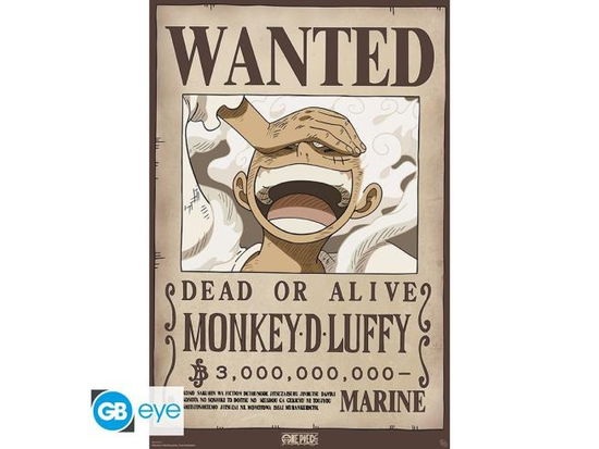 Cover for One Piece · Poster Maxi 91.5X61 - Wanted Luffy Wano (MERCH)