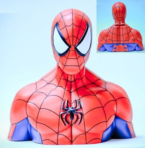 MARVEL - Money Box Blister Box - Spider-man Bust 2 - Marvel: Spider-Man - Produtos -  - 3760226372332 - 7 de fevereiro de 2019
