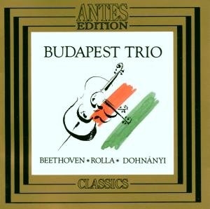 Cover for Beethoven / Budapest Trio · Budapest Trio Plays Rolla Beethoven / Dohnanyi (CD) (1992)