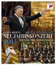 Cover for Zubin Mehta · New Year's Concert 2015 (Blu-ray) (2015)