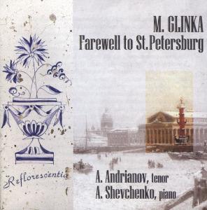 Cover for Glinka · Romances Farewell to St Pete (CD) (2011)