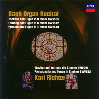 Bach: Organ Recital - Karl Richter - Musikk -  - 4988005530332 - 5. november 2008