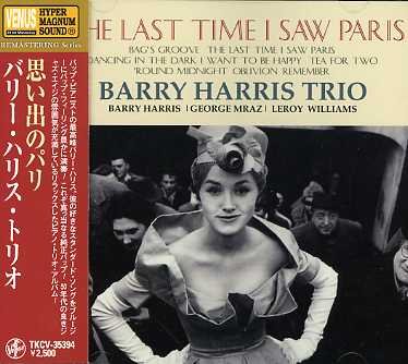 Cover for Barry Harris · Last Time I Saw Paris (CD) (2009)