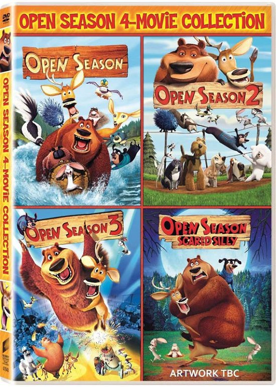 Cover for Open Season Quadrilogy Complete (4 Film) Collection (DVD) (2016)
