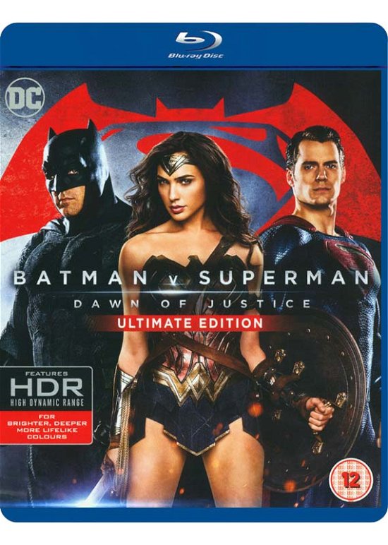 Cover for Batman V Superman: Dawn of Justice - Ultimate Edition (4K Blu-ray) · Batman vs Superman - Dawn Of Justice (4K Ultra HD) (2016)