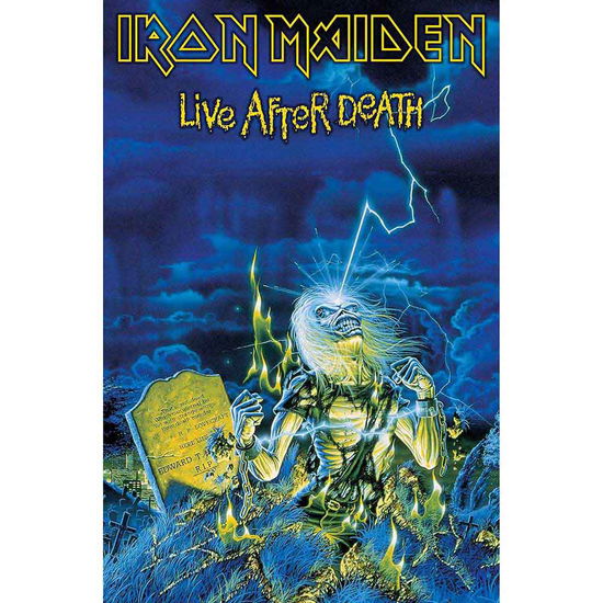 Iron Maiden Textile Poster: Live After Death - Iron Maiden - Fanituote - Razamataz - 5055339774332 - 