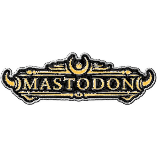 Mastodon Pin Badge: Logo - Mastodon - Merchandise - PHM - 5055339787332 - 28. oktober 2019