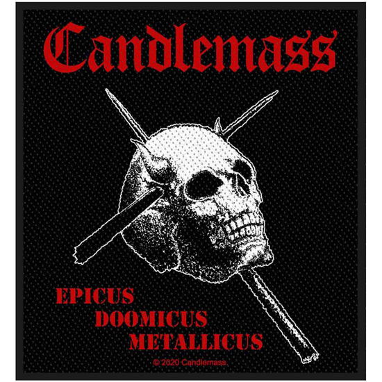 Cover for Candlemass · Candlemass Standard Woven Patch: Epicus Doomicus Metallicus (Patch)