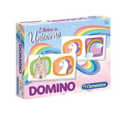 Clementoni Eenhoorn Domino - Clementoni - Inne -  - 8005125180332 - 