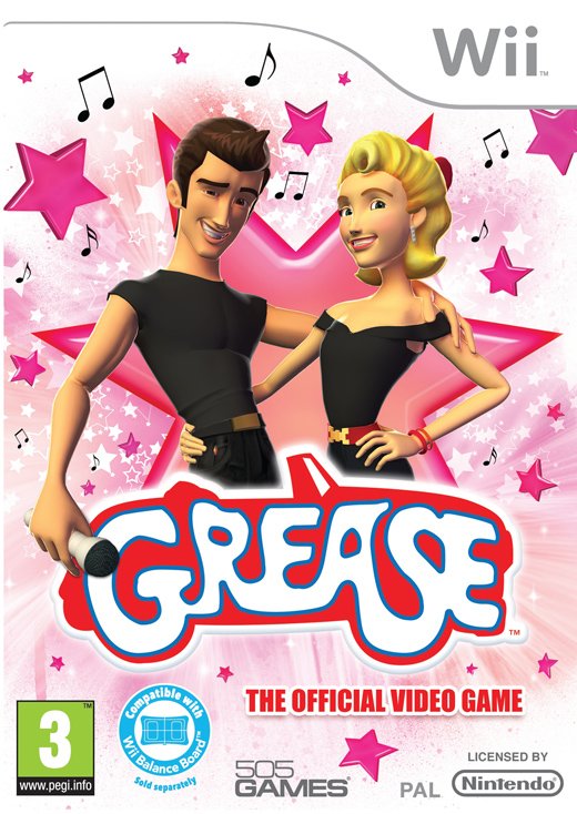 Cover for Spil-wii · Grease: The Game (Wii) (2010)