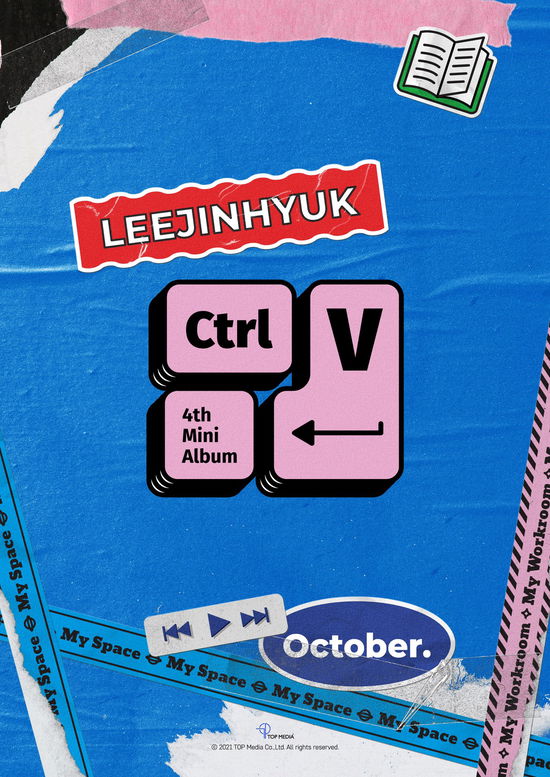 CTRL+V (4TH MINI ALBUM) - LEE JIN HYUK - Musiikki -  - 8804775199332 - perjantai 22. lokakuuta 2021