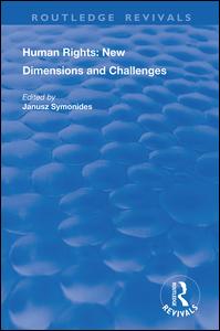 Cover for Human Rights: New Dimensions and Challenges - Routledge Revivals (Paperback Book) (2020)