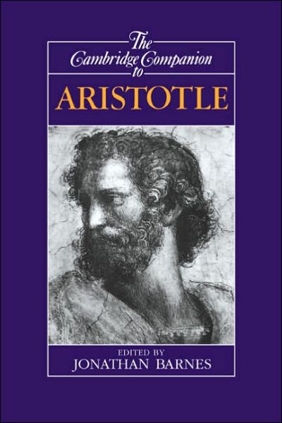 Cover for Jonathan Barnes · The Cambridge Companion to Aristotle - Cambridge Companions to Philosophy (Hardcover Book) (1995)