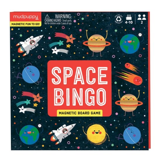 Cover for Mudpuppy · Space Bingo Magnetic Board Game (SPIL) (2023)