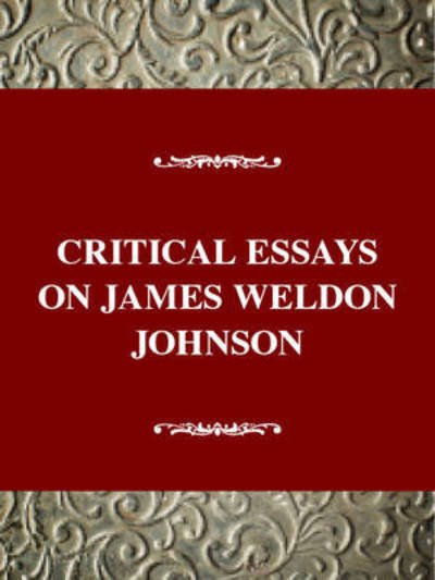 Cover for Price · Critical Essays on American Literature Series - James Weldon Johnson (Critical Essays on American Literature Series) (Hardcover Book) (1997)