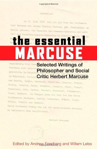Cover for Herbert Marcuse · The Essential Marcuse: Selected Writings of Philosopher and Social Critic Herbert Marcuse (Paperback Book) (2007)
