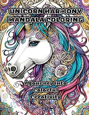Cover for Colorzen · Unicorn Harmony Mandala Coloring (Book) (2023)