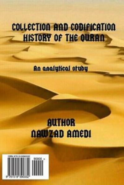 Cover for M a Nawzad Rashid Amedi · Collection and Codification History of the Quran (Paperback Book) (2015)