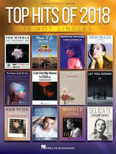 Cover for Hal Leonard Corp. · Top Hits of 2018 (Paperback Book) (2018)