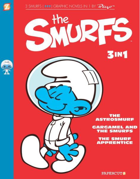 Cover for Peyo · The Smurfs 3-in-1 Vol. 3: The Smurf Apprentice, The Astrosmurf, and The Smurfnapper (Paperback Bog) (2020)