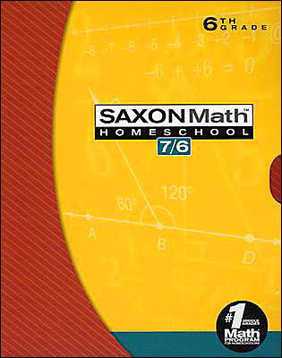Cover for Saxon Publishers · Saxon Math 7/6: Homeschool Set / Box (Paperback Book) [4th edition] (2004)