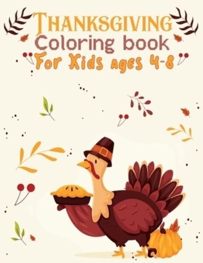 Cover for Second Language Journal · Thanksgiving Coloring Books for Kids Ages 4-8 (Taschenbuch) (2019)