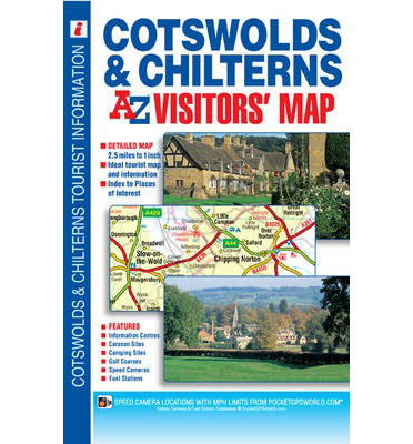 Cover for A-Z Maps · Cotswolds and Chilterns A-Z Visitors' Map (Landkarten) [New 18th edition] (2014)