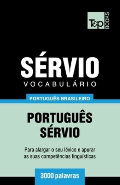 Cover for Andrey Taranov · Vocabulario Portugues Brasileiro-Servio - 3000 palavras - Brazilian Portuguese Collection (Pocketbok) (2020)