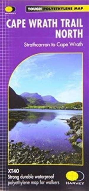 Cover for Harvey Map Services Ltd. · Cape Wrath Trail North: Strathcarron to Cape Wrath - Trail Map XT40 (Map) (2019)