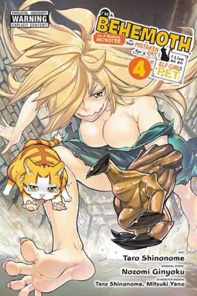 Cover for Nozomi Ginyoku · I'm a Behemoth, an S-Ranked Monster, but Mistaken for a Cat, I Live as an Elf Girl's Pet, Vol. 4 (Paperback Bog) (2022)