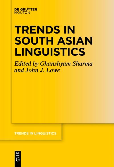 Cover for Ghanshyam Sharma · Trends in South Asian Linguistics (Bog) (2023)